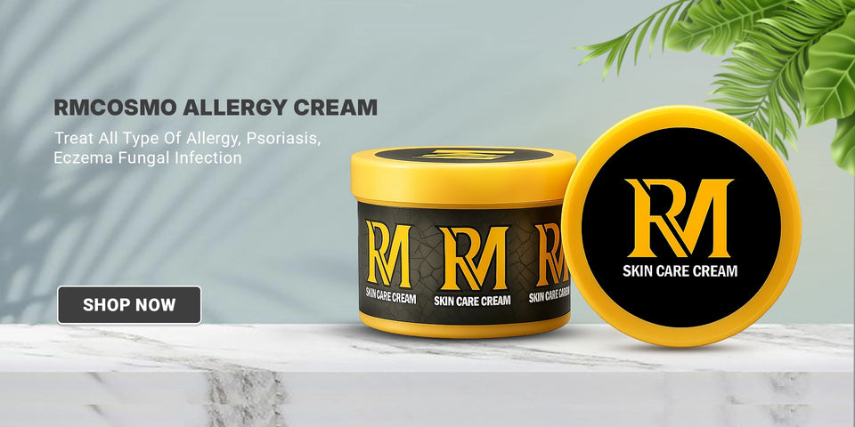  RM Cosmo Allergy Cream jar – skin care cream for allergy, psoriasis, eczema, and fungal infection treatment